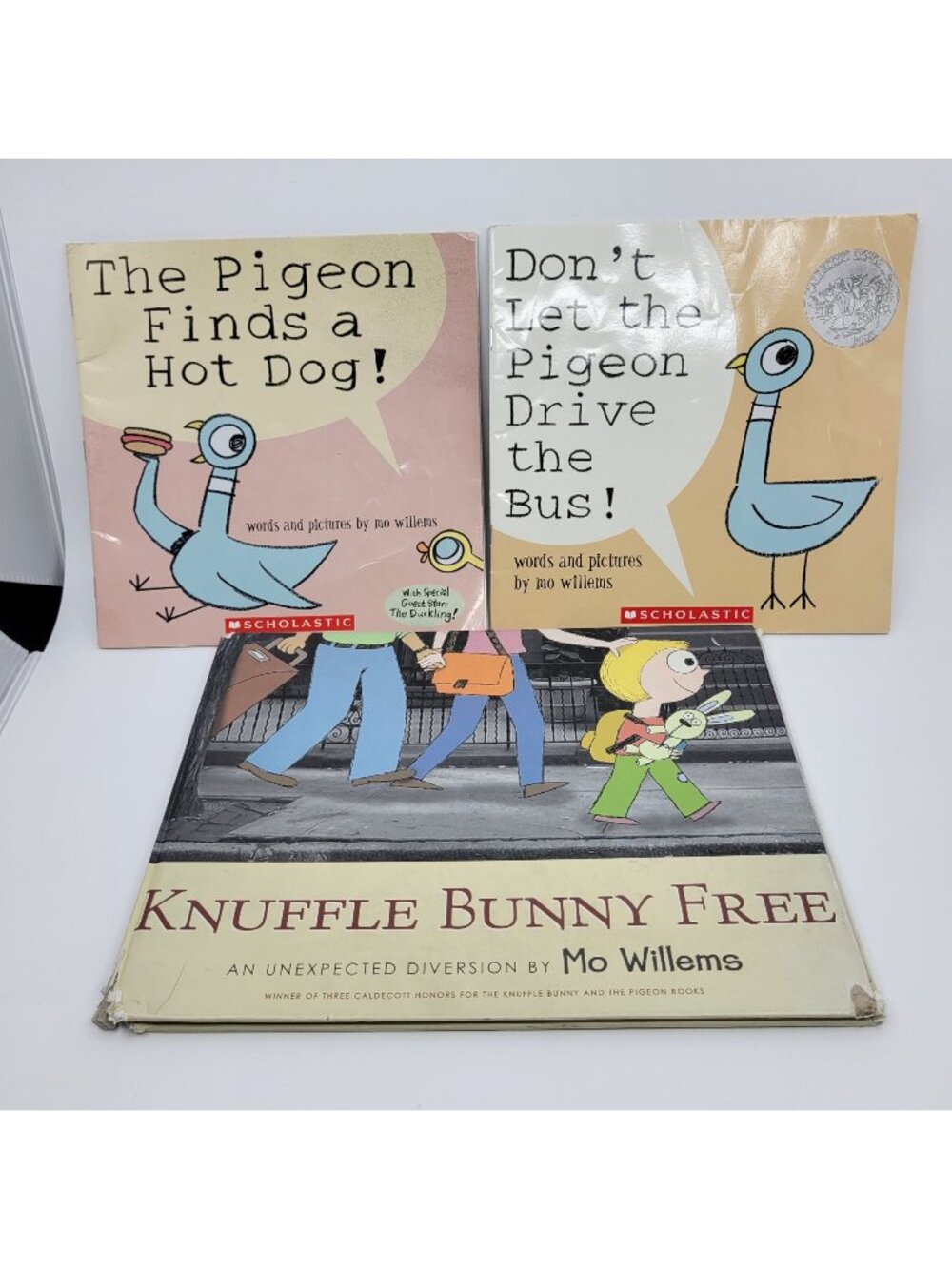 MO WILLEMS Lot of Children's Story Books - Pigeon & Knuffle Bunny